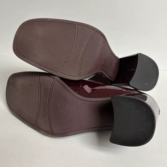 Franco Sarto Women’s Malva Block Heel Pumps Burgundy, Size 11 M - Picture 5 of 6